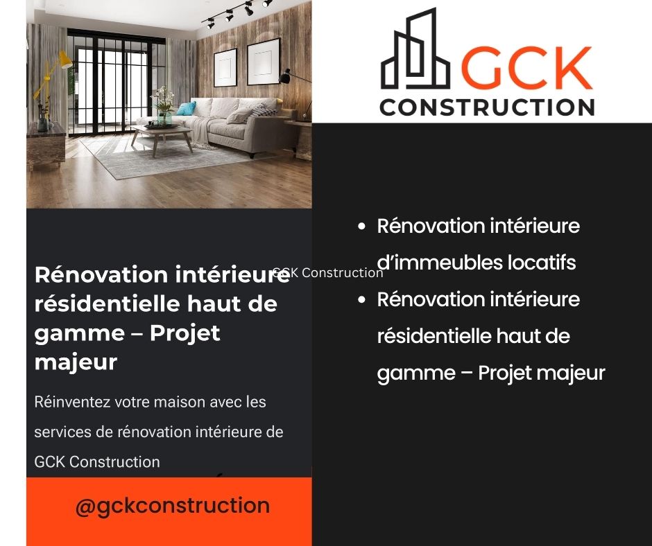 Images GCK Construction – Luxury Kitchen and Bathroom Renovations West Island
