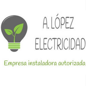 A. LÓPEZ ELECTRICIDAD Logo