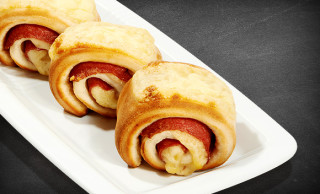 8 Pizzabrötchen Salami-Käse