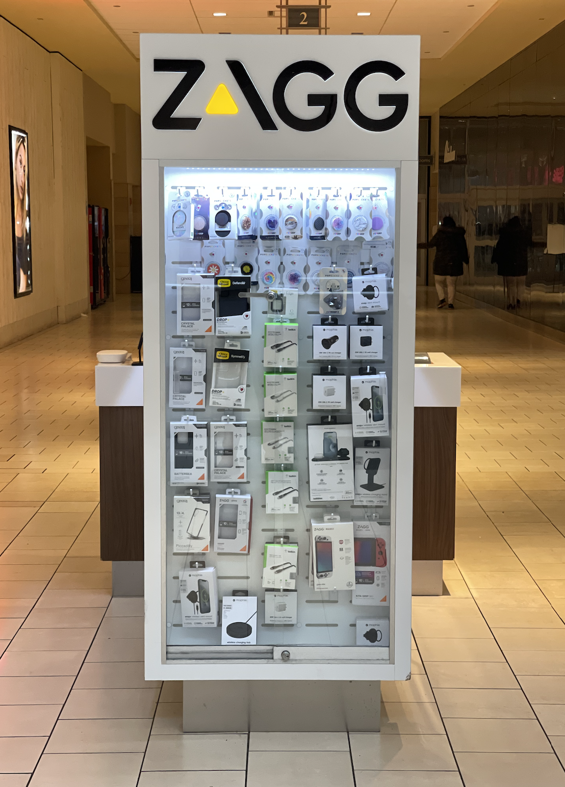 storefront of zagg queens center
