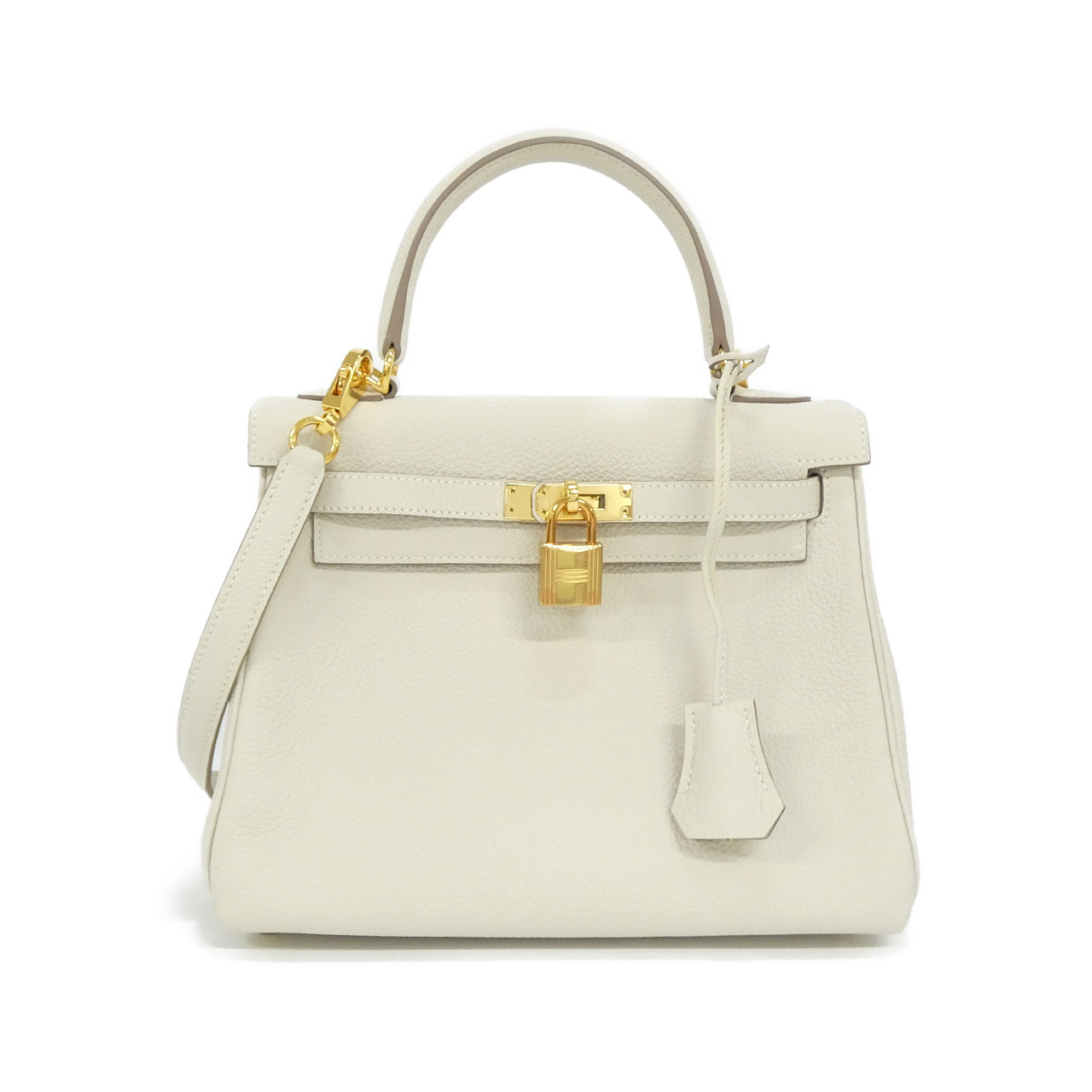 エルメス ケリー 25cm 044624CC トゴ CRAIE ゴールド金具 W刻印