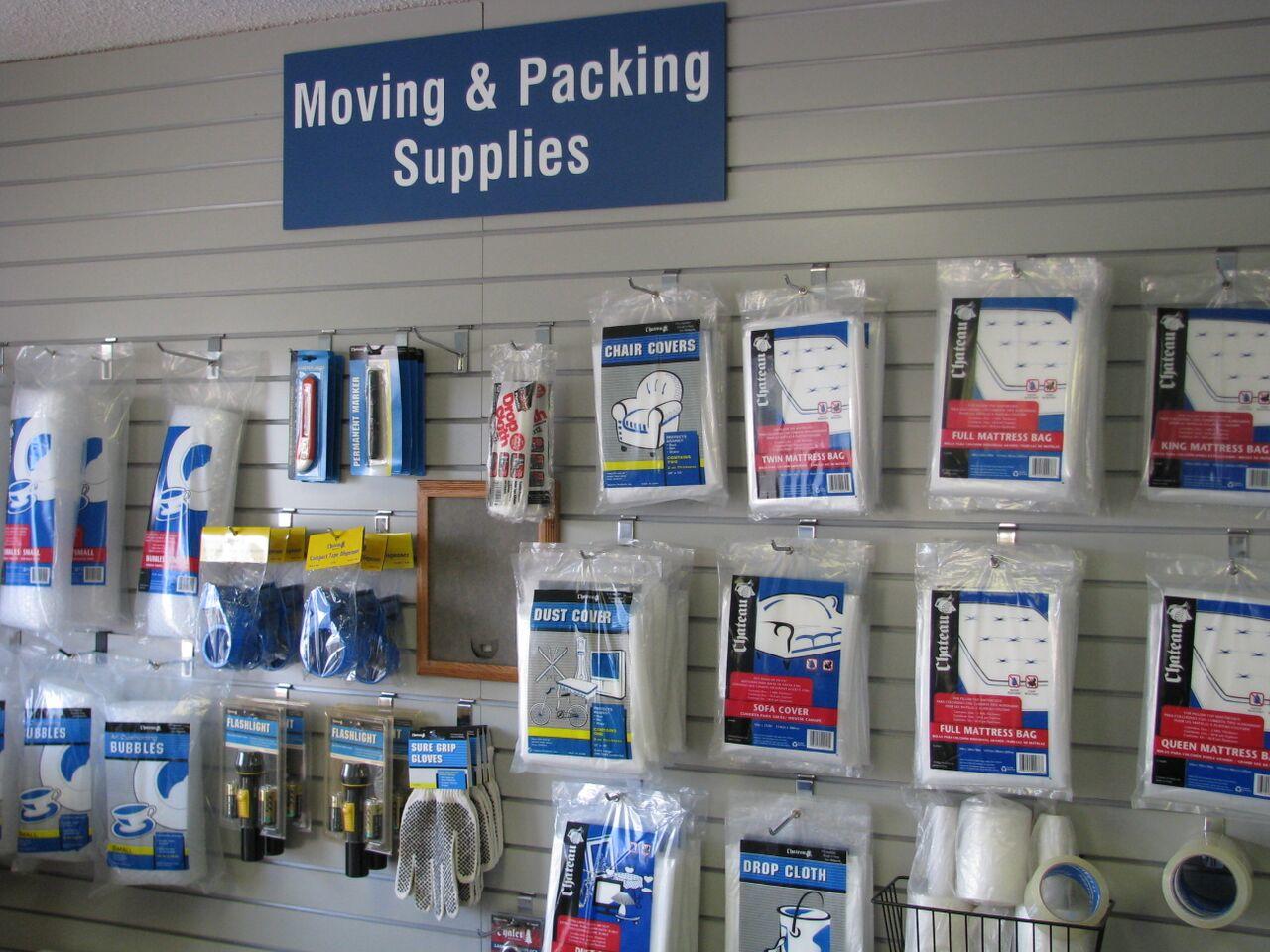 Packing and Moving Supplies for sale on site. Mini U Storage Atascadero (805)466-8860