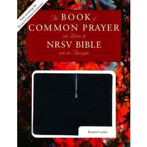 Book of Common Prayer And Holy Bible, NRSV, Bonded, Black Leather