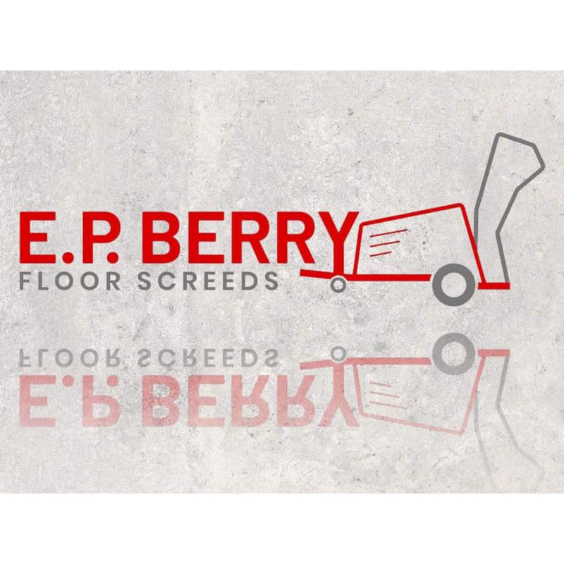 LOGO E. P. Berry Floor Screeds Ltd Cannock 07769 223915