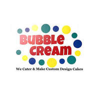 Bubble Cream Ice Cream Logo
