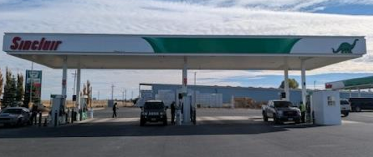 Sinclair Gas Station Fueling Island
