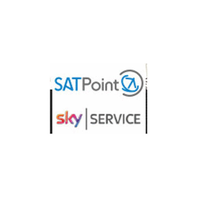 Sat Point Sky Service Logo