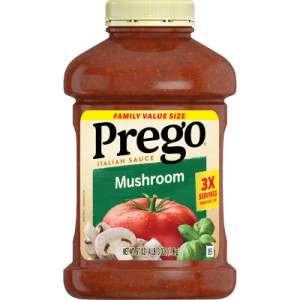 Prego® Mushroom Pasta Sauce, 67 oz Jar (Case of 6) featured image