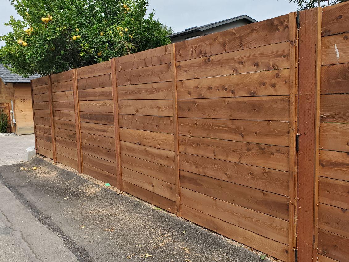 Wood & Vinyl Fence Installation-Antonio's Landscaping and Tree Services 