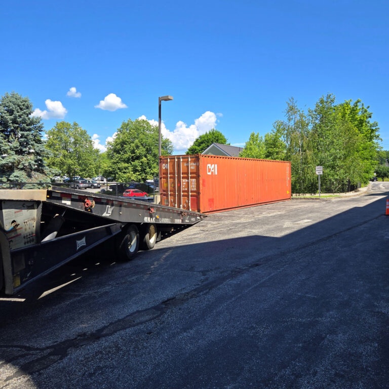 Abco Rental & Storage, Inc recently picked up another 40ft storage container rental in Auburn at Res 