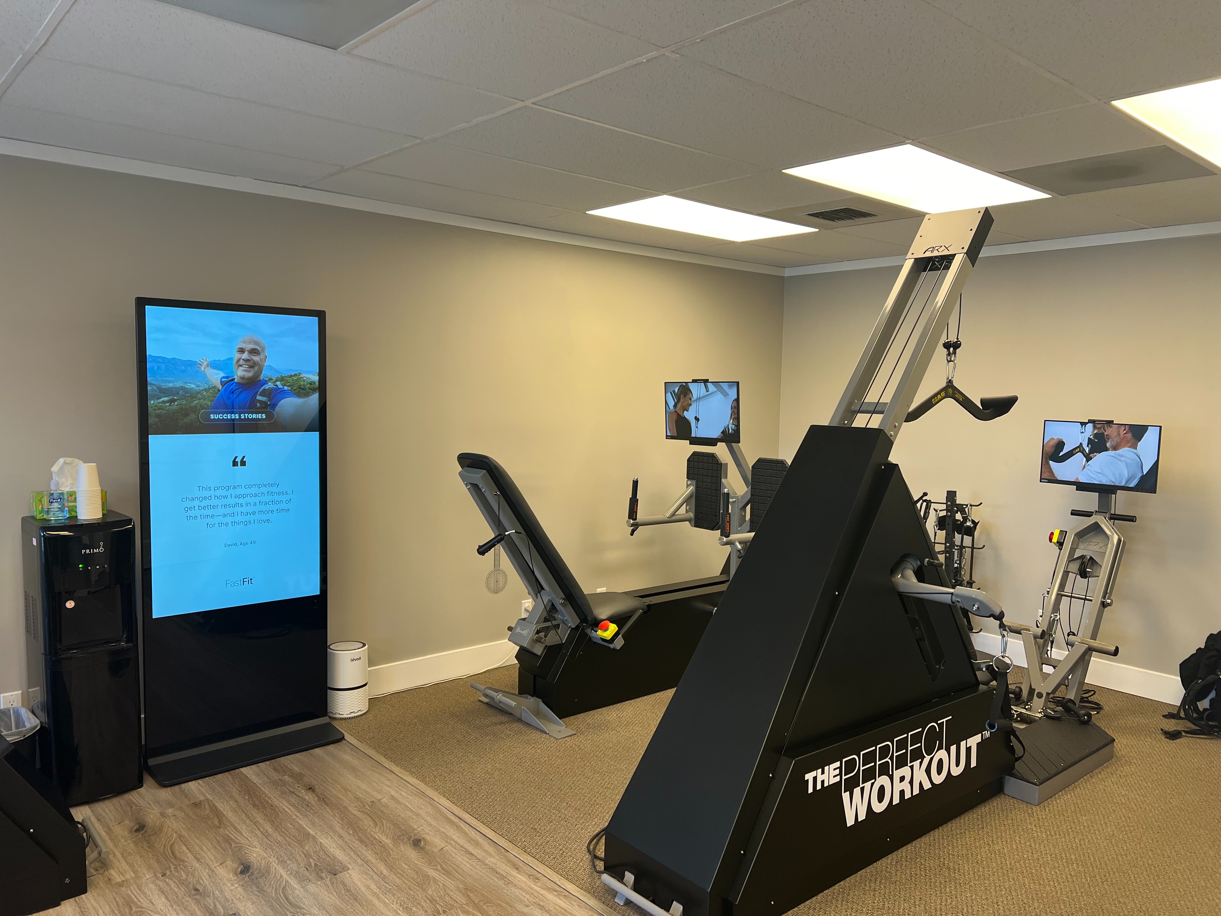 Interior of the FastFit Bellevue studio.