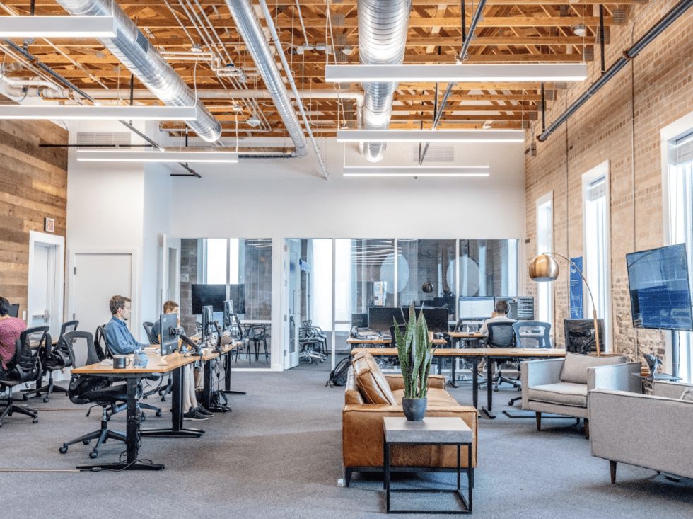 Co workspace design and furniture with Marathon designing environments