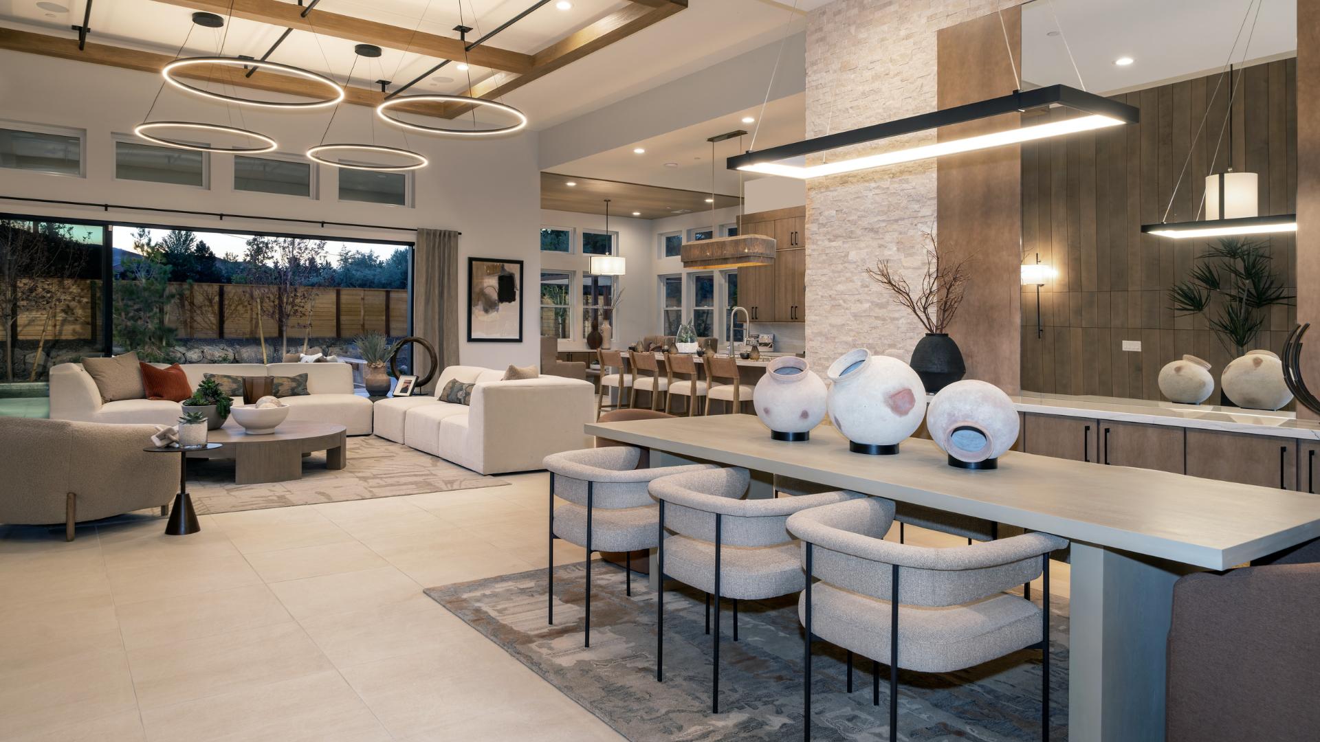Stunning kitchens with luxury appliances, abundant counter and cabinet space, spacious islands, and  