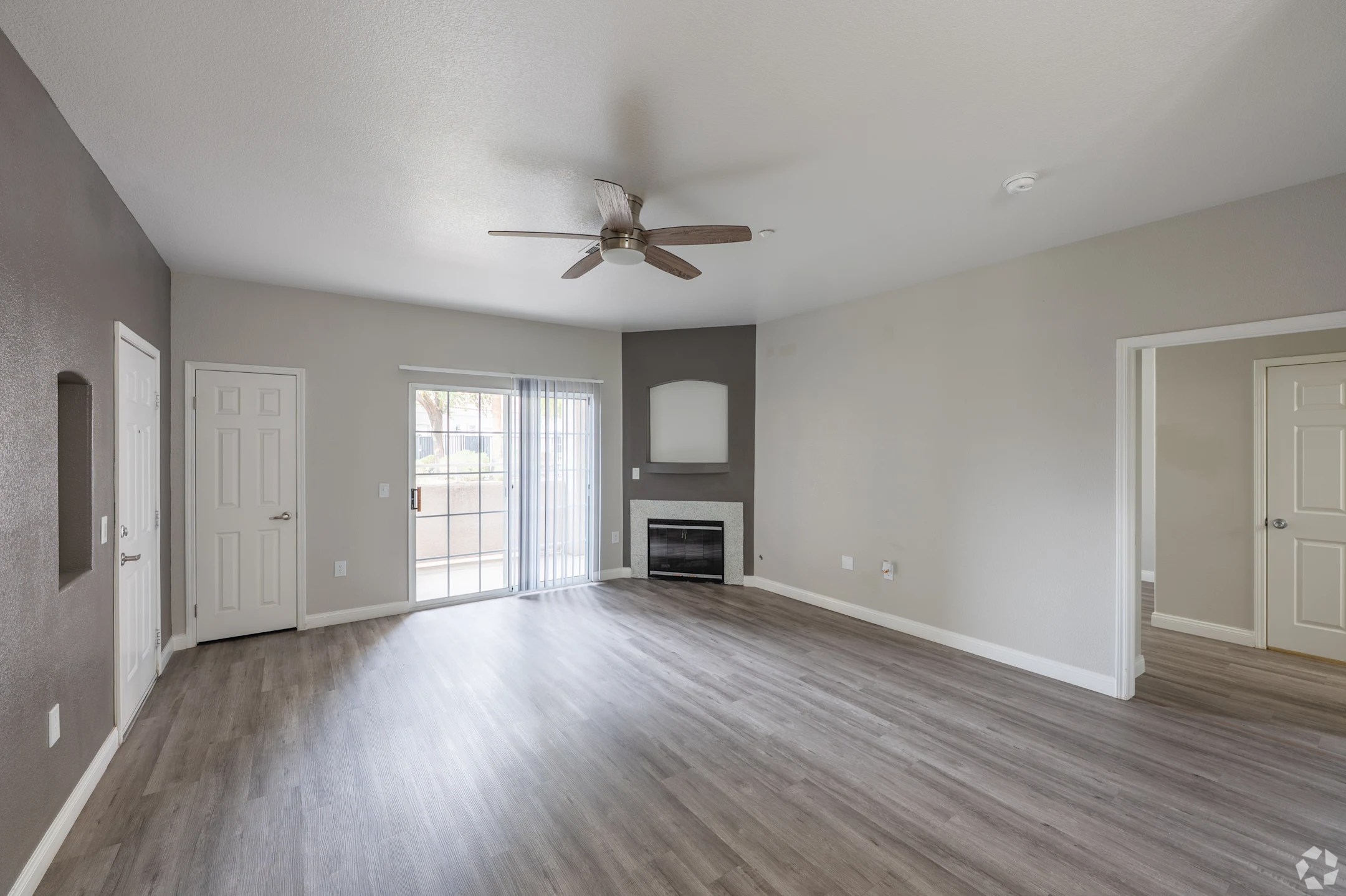 Living Room with Fireplace