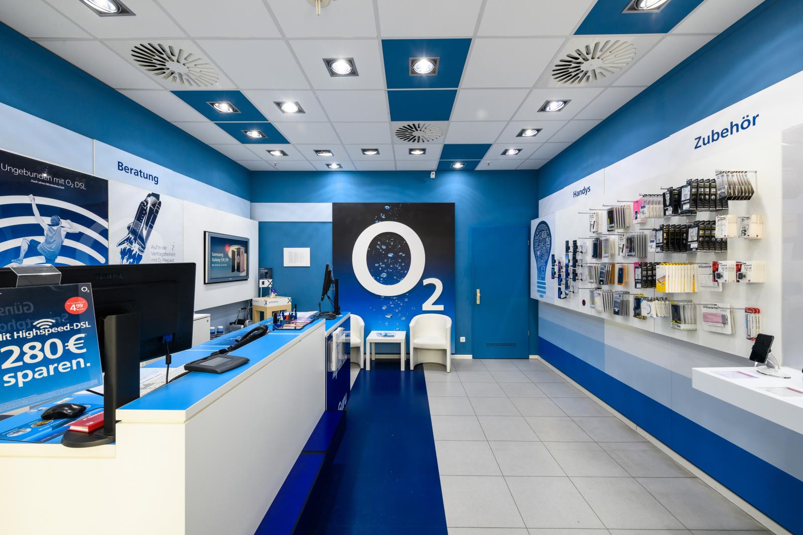 o2 Shop, Einkaufszentrum Nova Eventis in Leuna