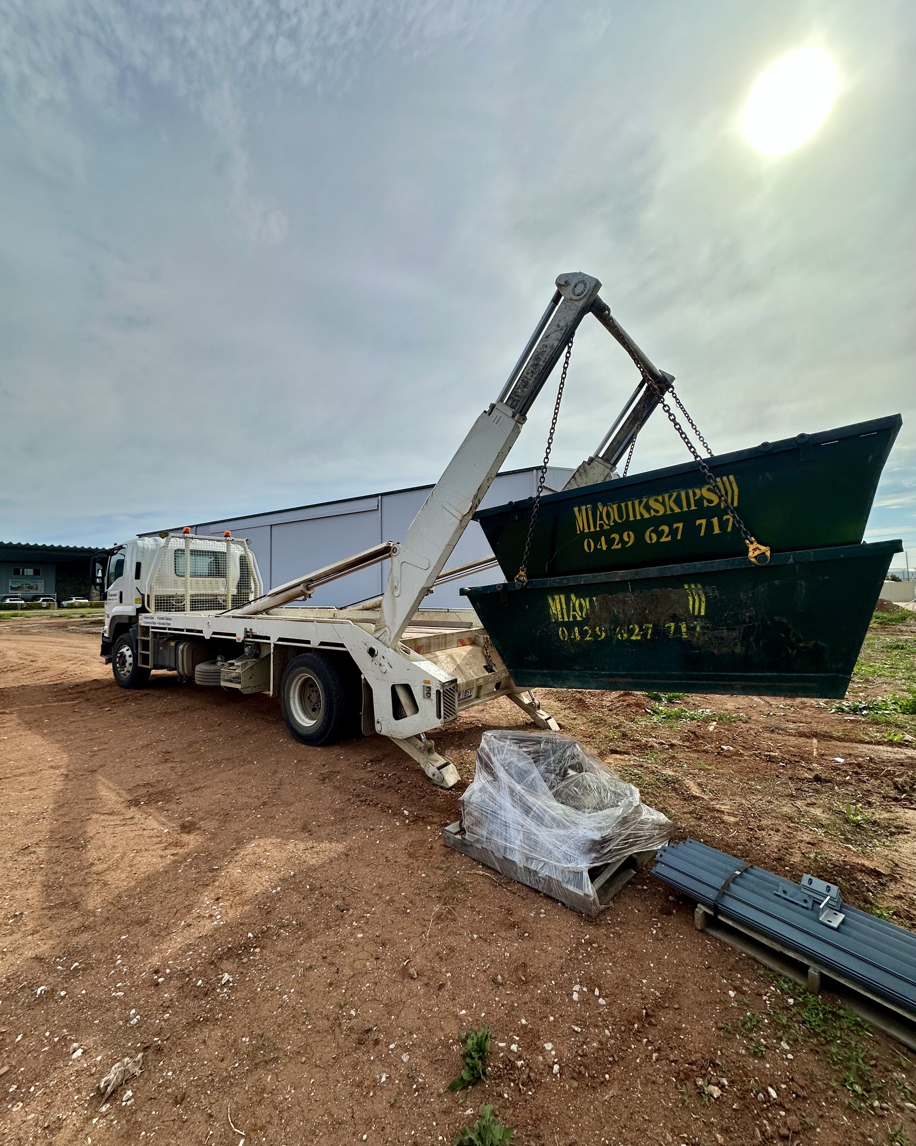 Images MIA Quikskips and MIA Quik Waste