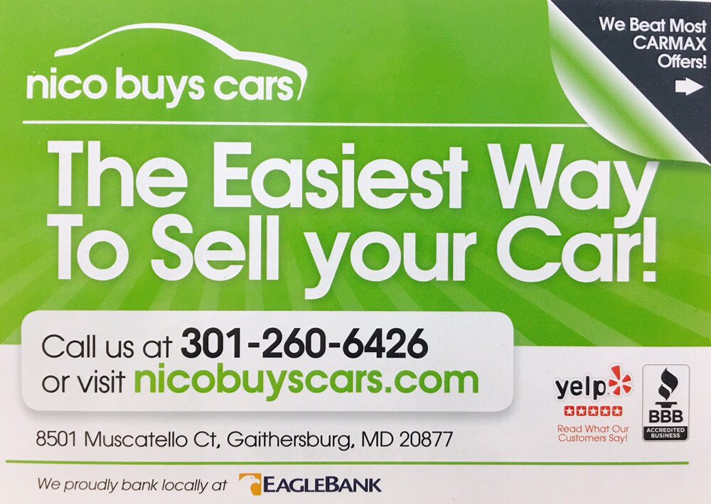 Nico Buys Cars Ongoing Promotions.