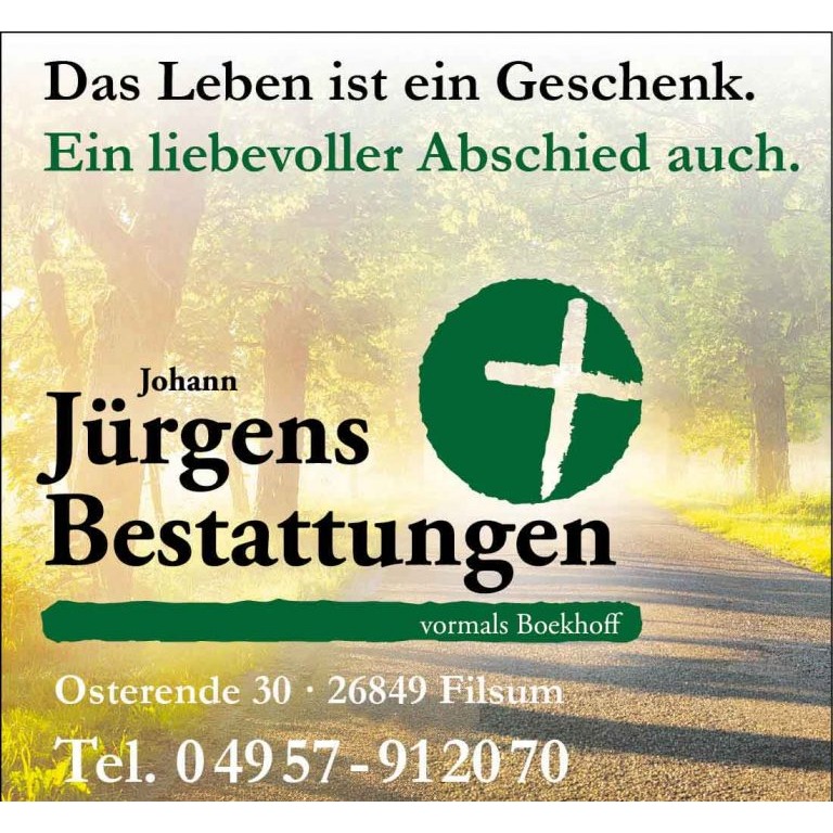 Johann Jürgens Bestattungen ehem. Boekhoff A. Logo