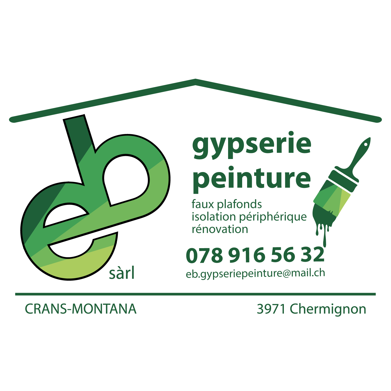 EB Gypserie Peinture Sàrl Logo