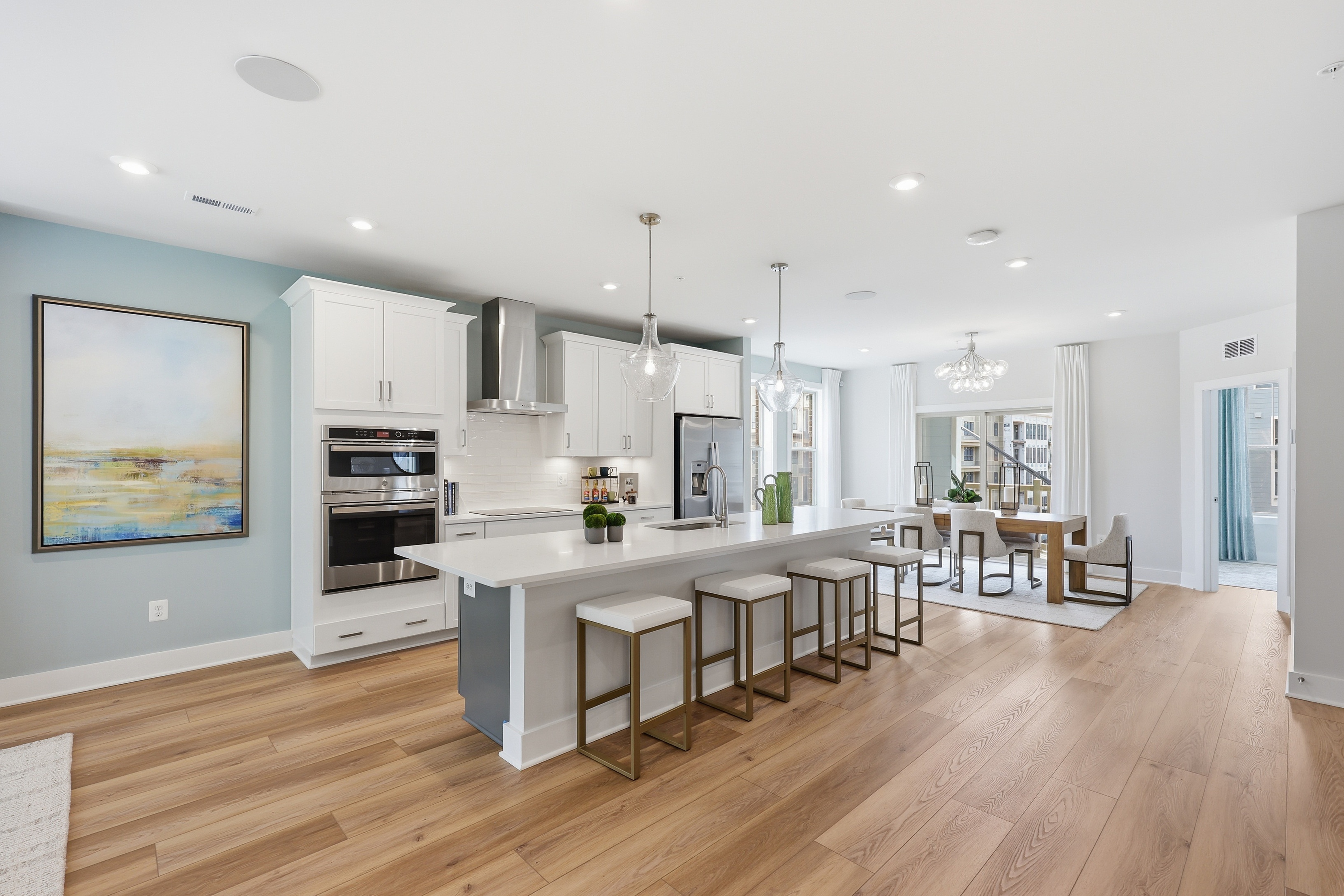 Gourmet kitchen of the Julianne at Gayton Village
