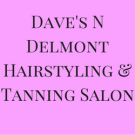 Dave's-N-Delmont Hairstyling & Tanning Salon Logo