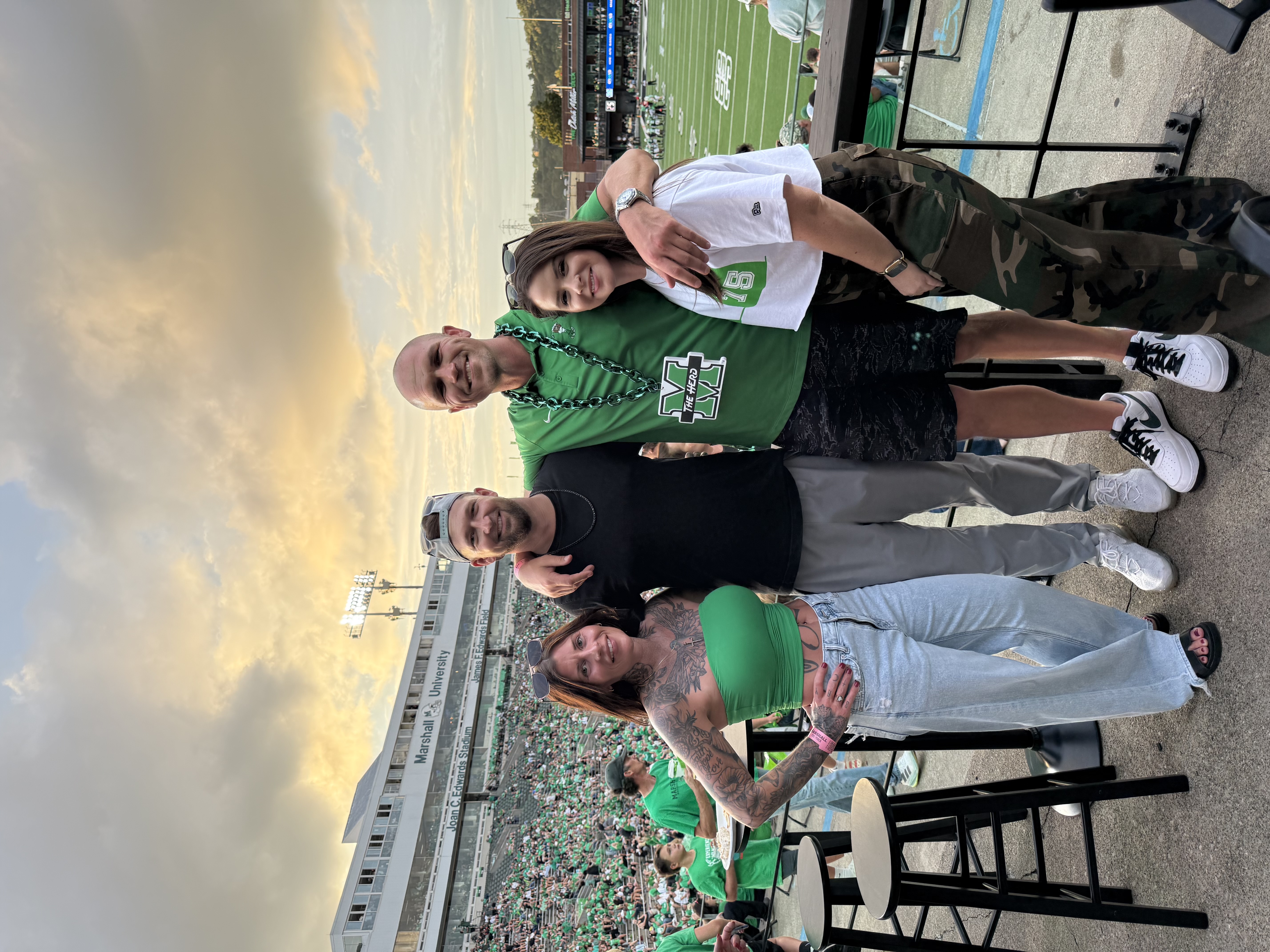 Game day, good company, and plenty of Herd spirit!