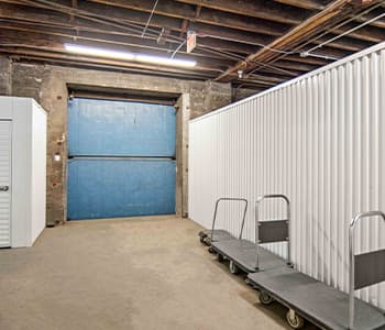 loading dock for easy drive up access storage