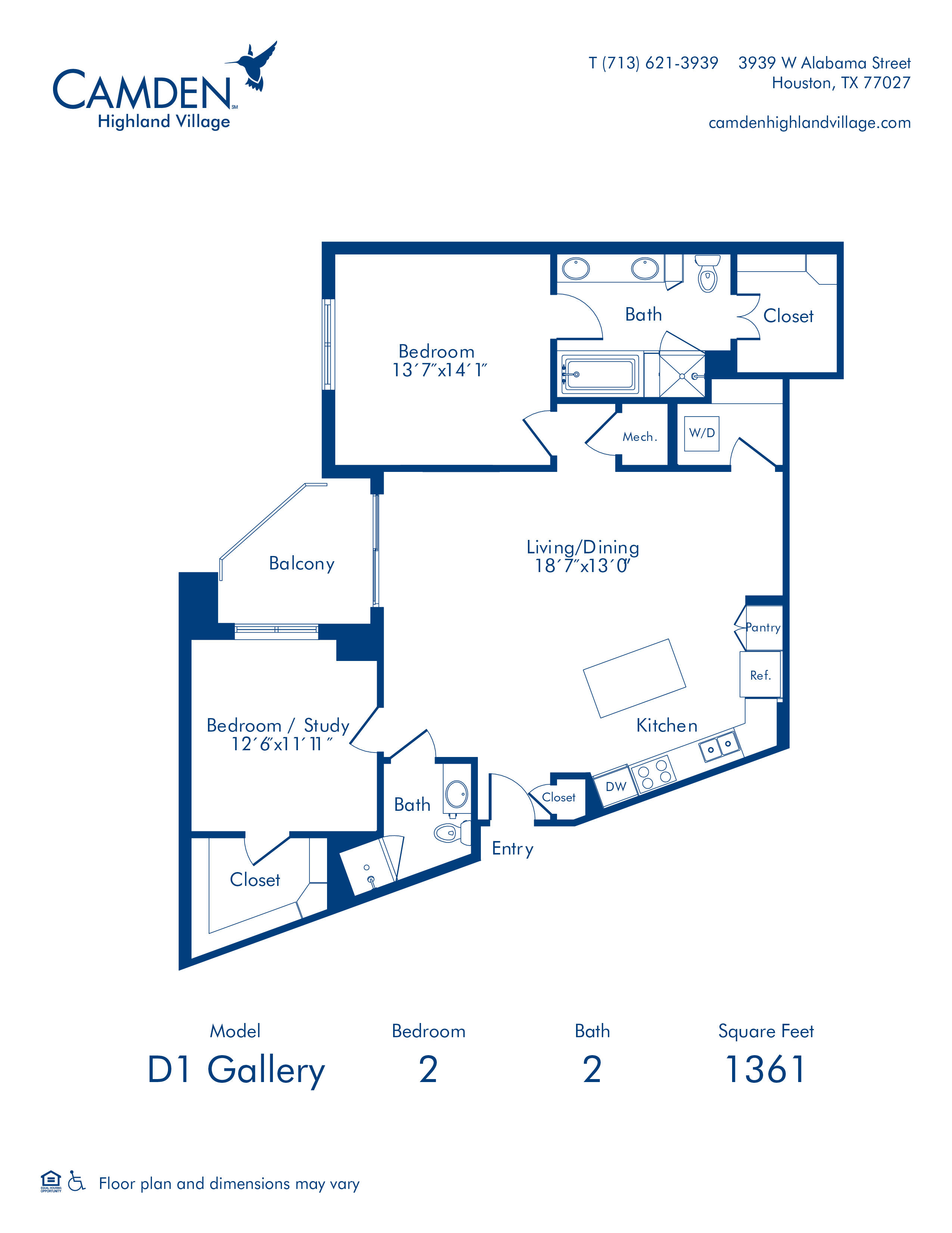 Camden Highland Village Apartments and Townhomes Photo