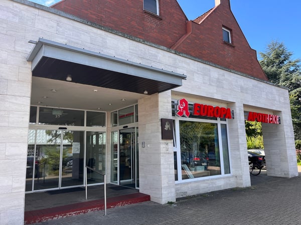 Aussenansicht der EUROPA APOTHEKE