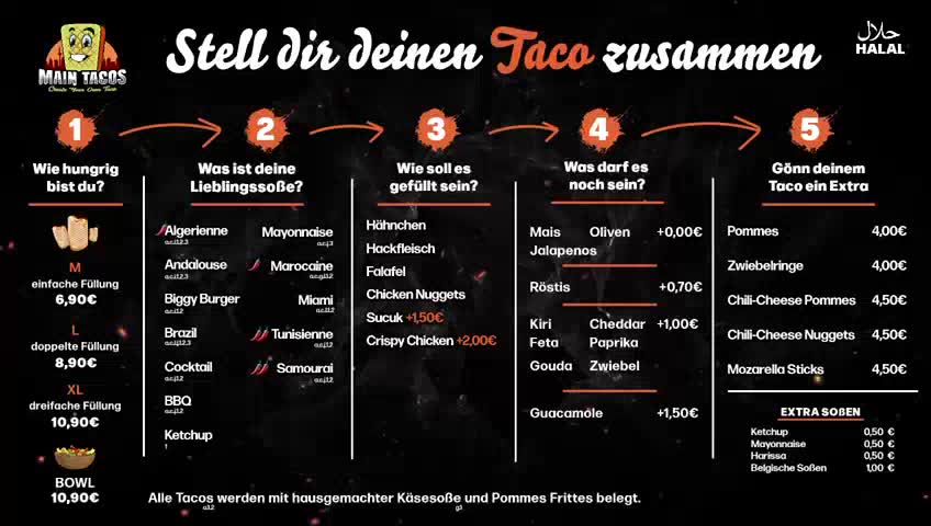 Bities MTZ - Tacos Chicken Melts, Main-Taunus-Zentrum 1 in Sulzbach (Taunus)
