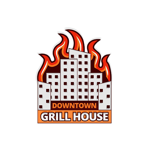 Downtown Grill house Logo