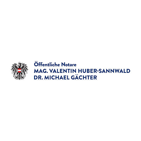 Logo von Öffentliche Notare Mag. Huber-Sannwald & Dr. Gächter Partnerschaft