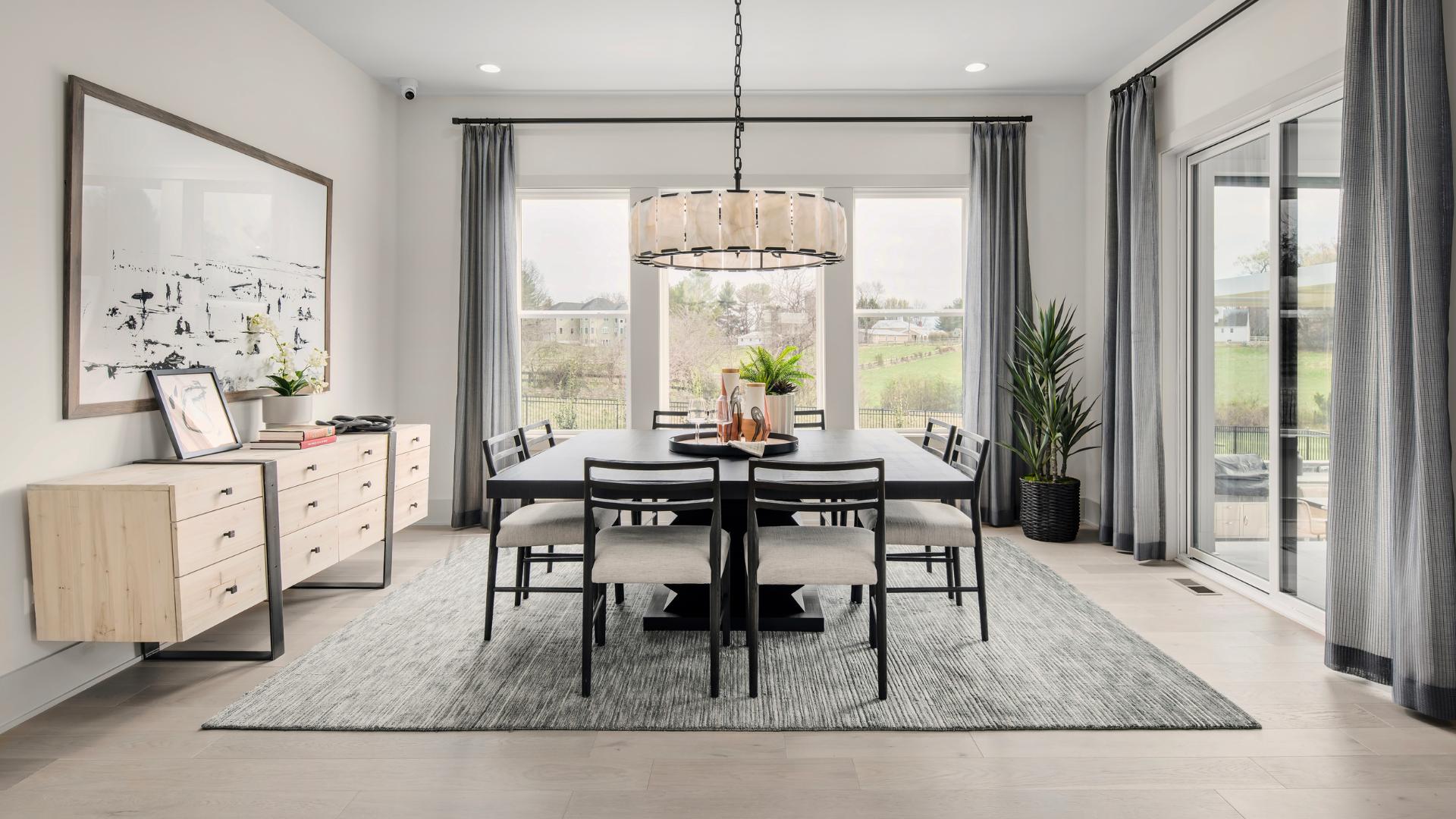 Casual dining spaces