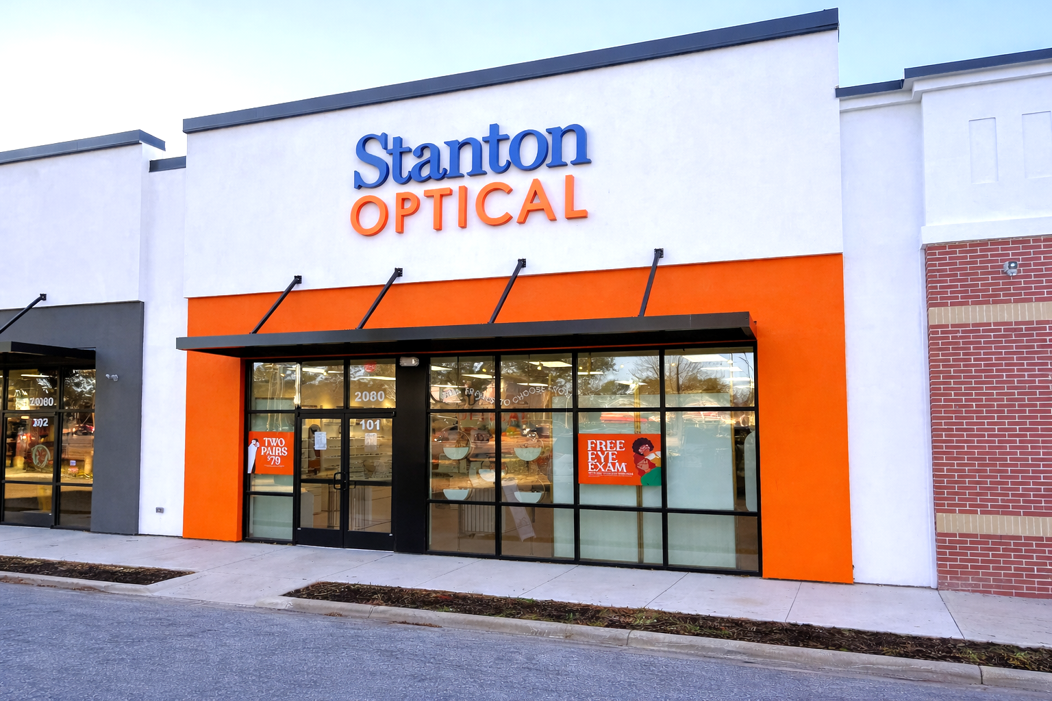 Storefront at Stanton Optical Store at 2080 Skibo Rd, Fayetteville, NC 28314
