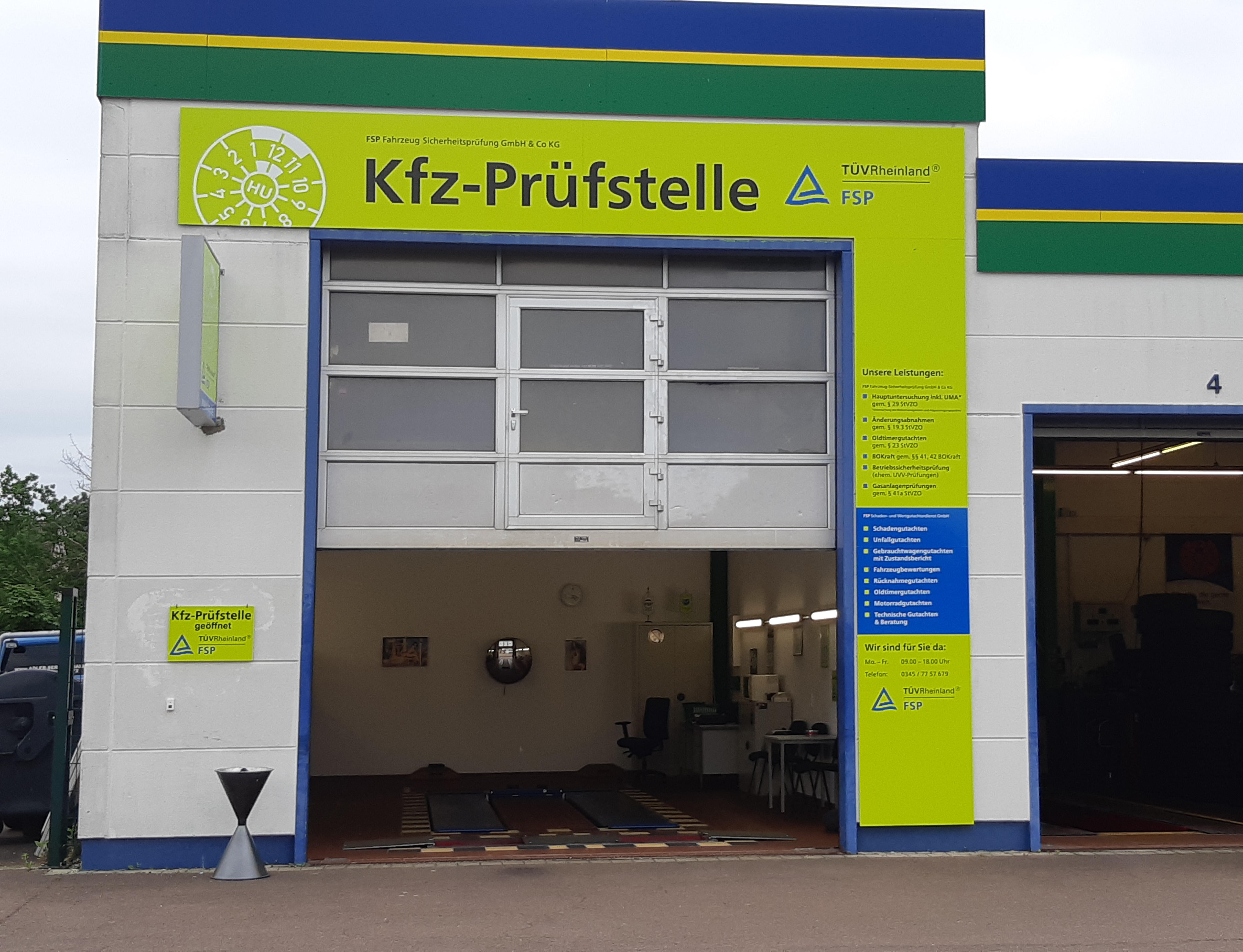Bild 1 Kfz-Prüfstelle Halle-Saale/ FSP-Prüfstelle/ Partner des TÜV Rheinland in Halle-Silberhöhe