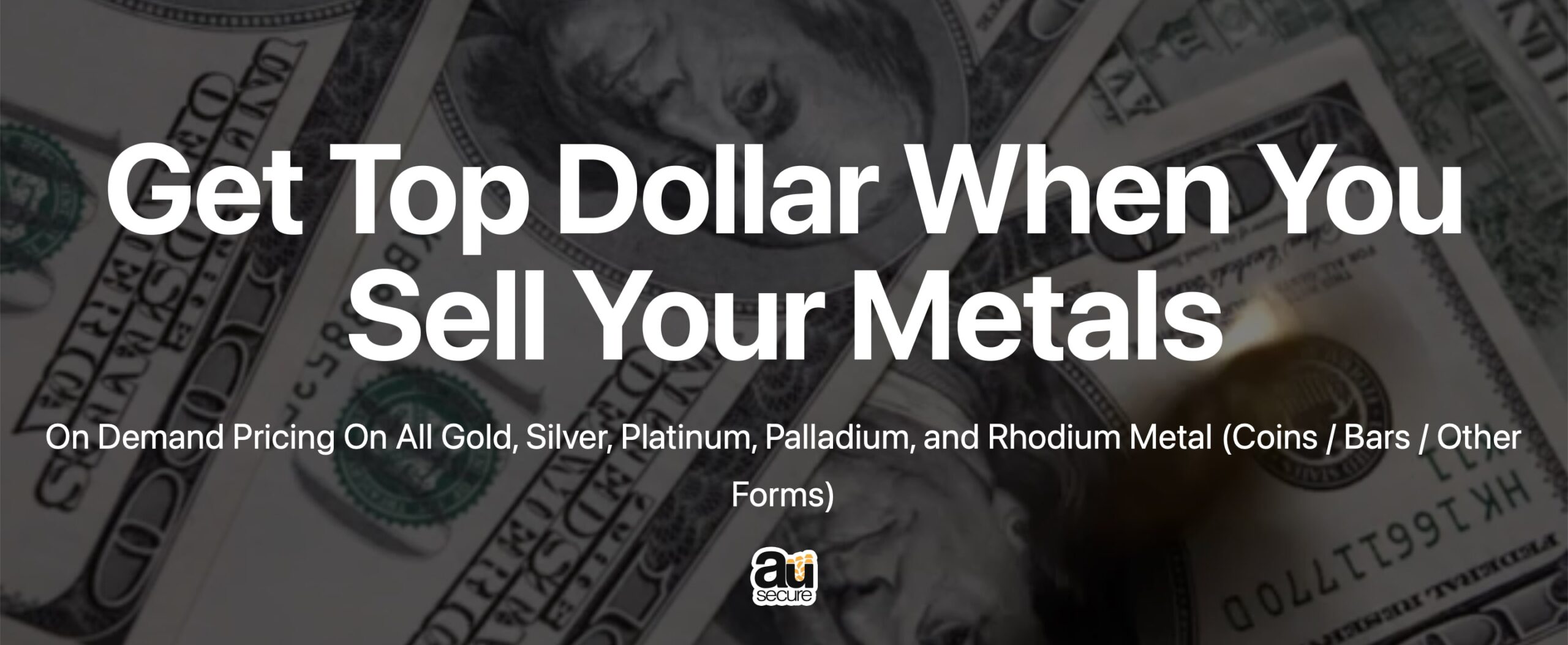 Get Top Dollar When You Sell Your Metals!!! Gold, Silver, Platinum, Palladium, and Rhodium