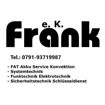 Frank e.K. in Schwäbisch Hall - Logo