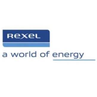 Logo Rexel Germany - Ihr Elektrogroßhandel vor Ort & Online. Lokale Nähe und internationale Kompetenz.