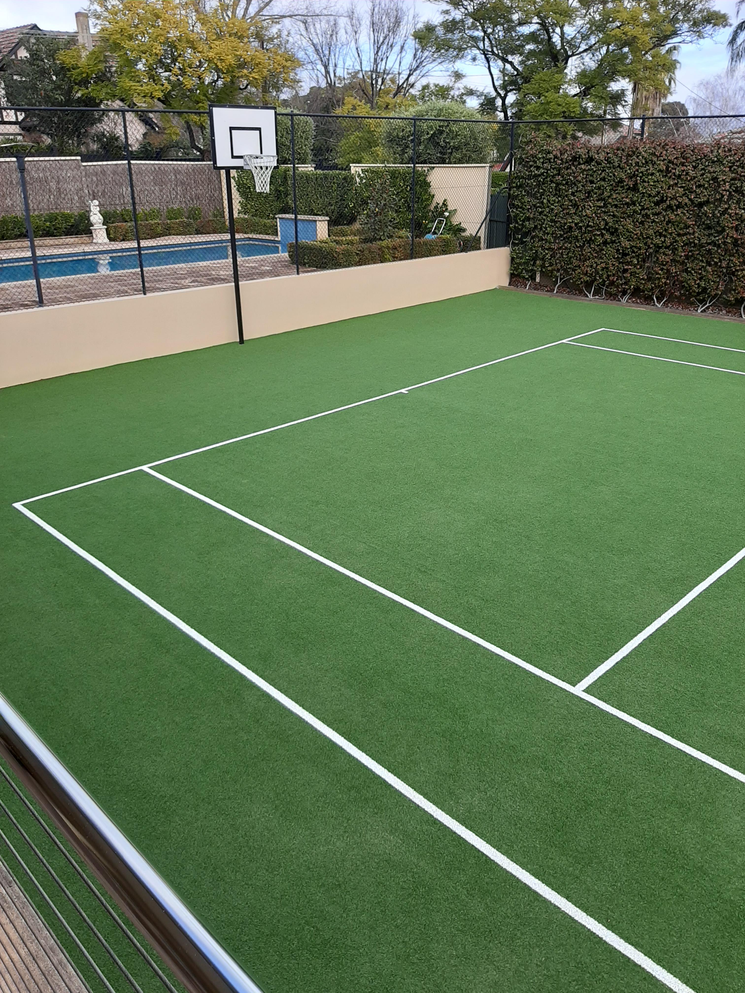 Images John Dean Tennis Court Resurfacing