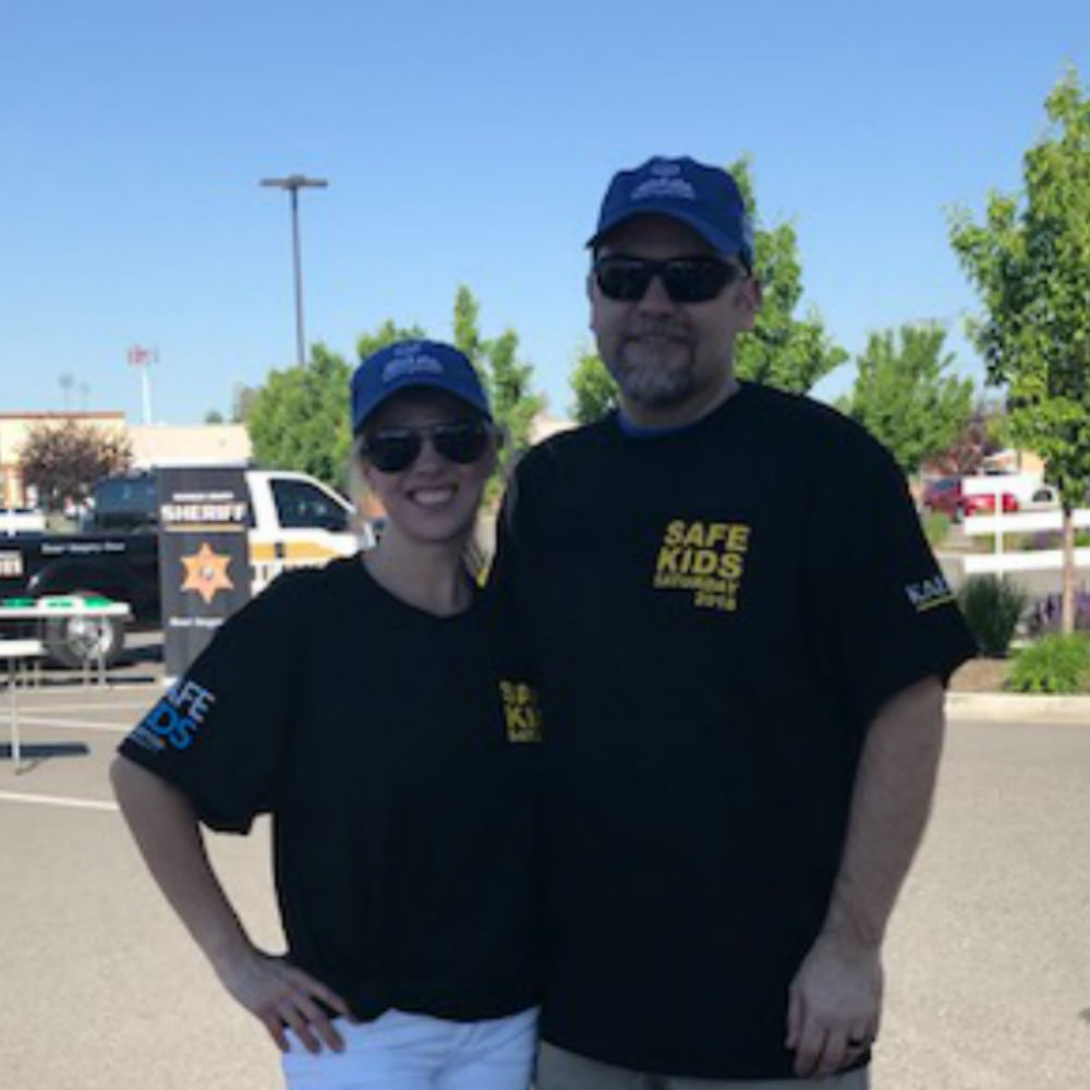 Love our Safe Kids shirts!  Great day supporting kids in our community and meeting families!