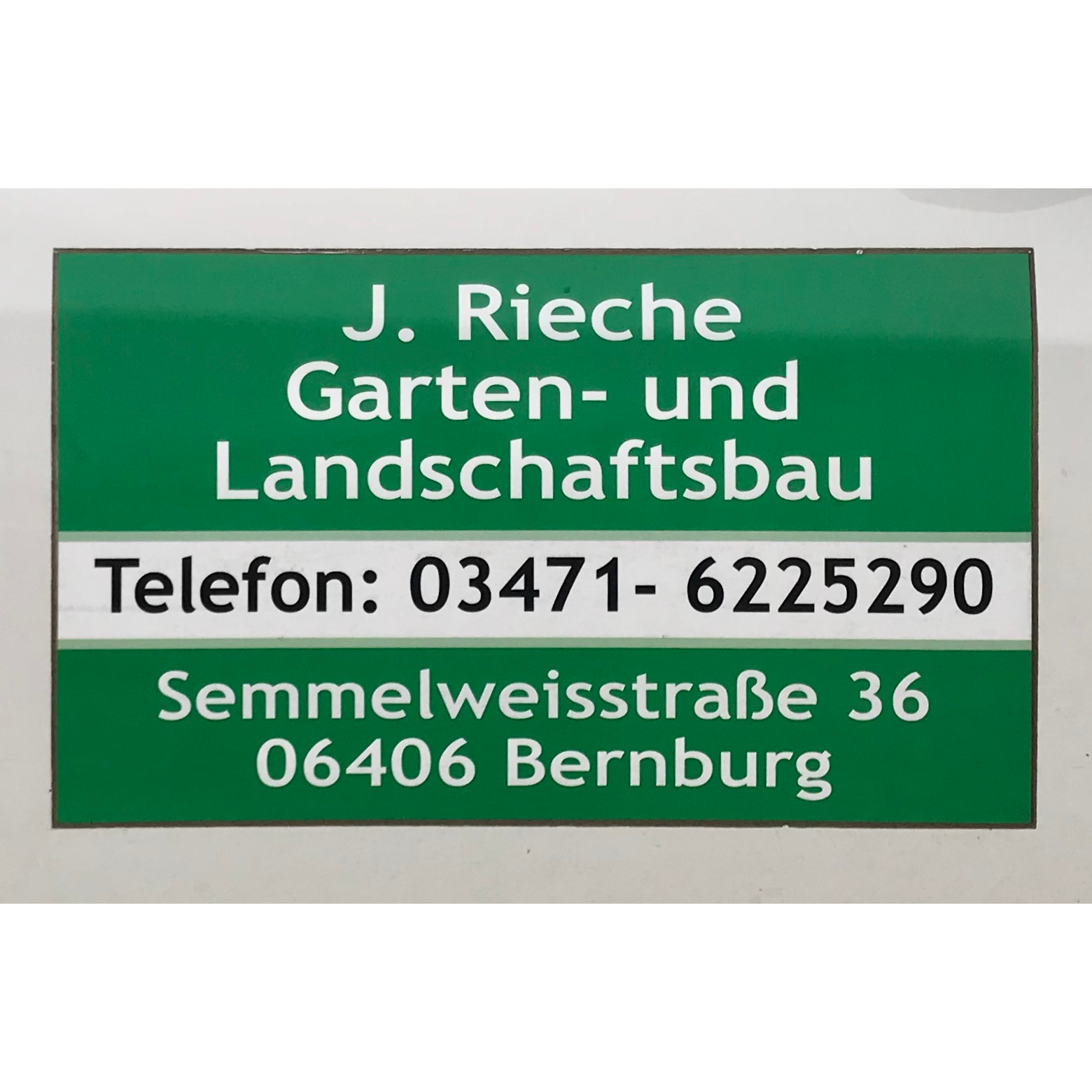 Jost Rieche Garten- und Landschaftsbau in Bernburg an der Saale - Logo