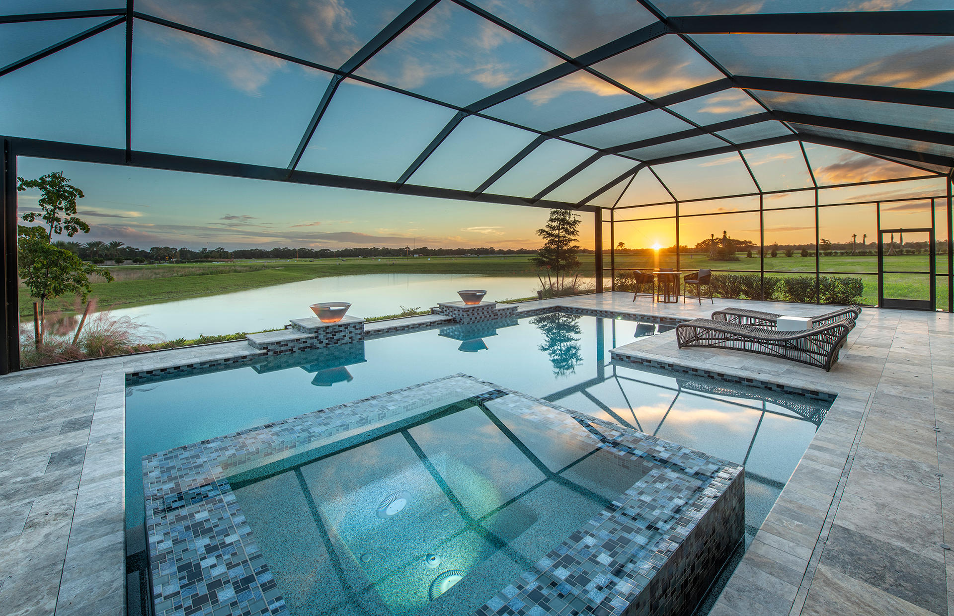 Ideal indoor and outdoor living space with optional pool and spa upgrades