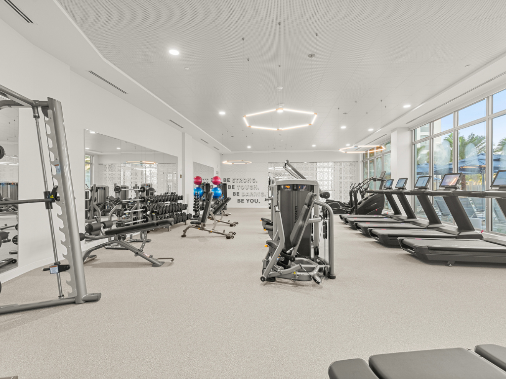 Fitness Center at The Marc Luxury Apartments in Palm Beach Gardens FL