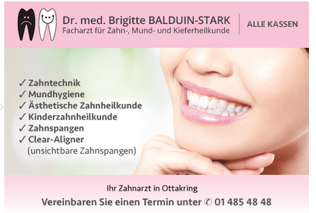 Dr. Brigitte Balduin-Stark, Baumeistergasse 1/14 in Wien