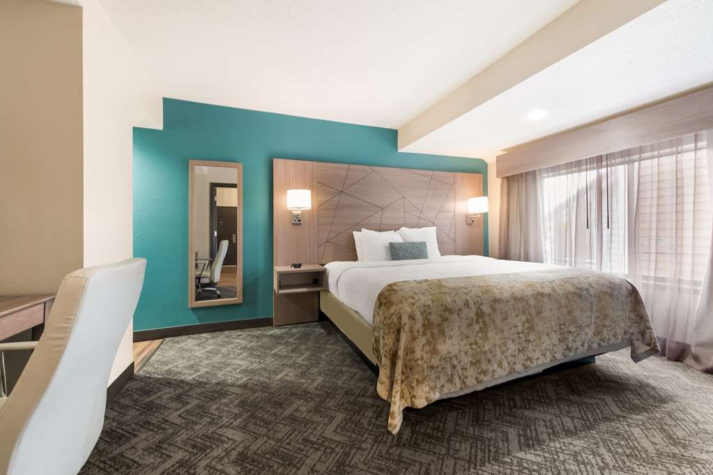 King bed guest room
