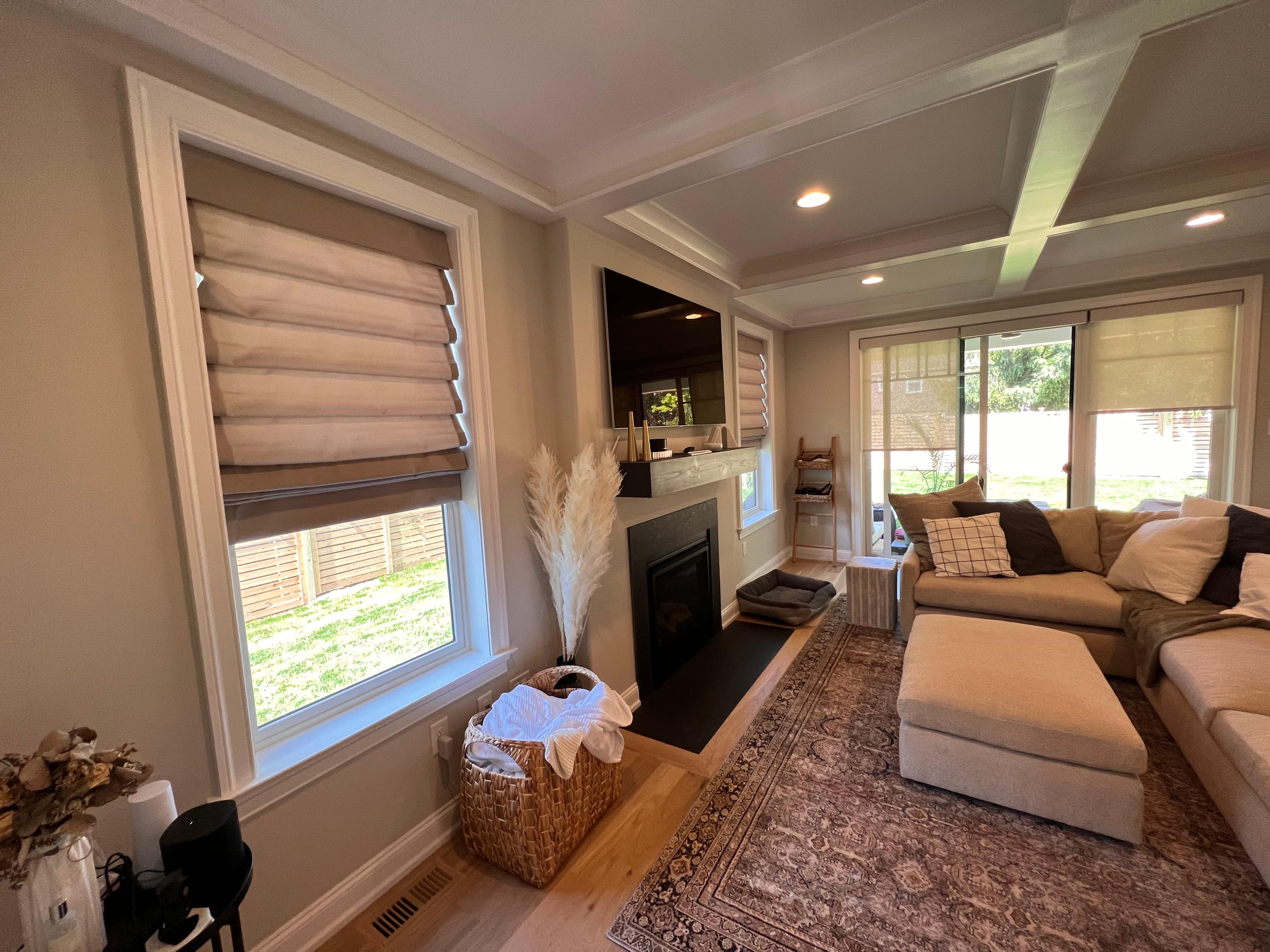 Roman shades are a great choice for any room!