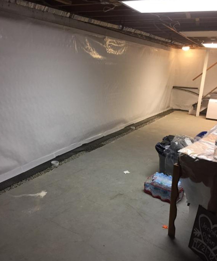 Interior basement waterproofing services LeBlanc Basement Waterproofing Ashburnham (978)868-7619