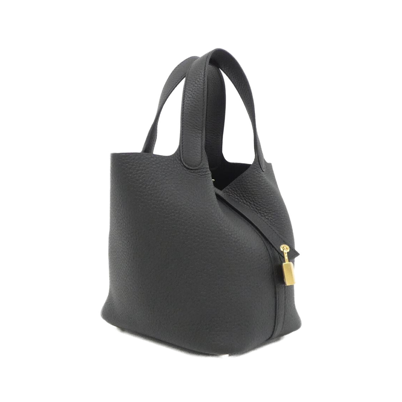エルメス ピコタン ロック PM 056289CC トリヨンクレマンス BLACK ゴールド金具 K刻印