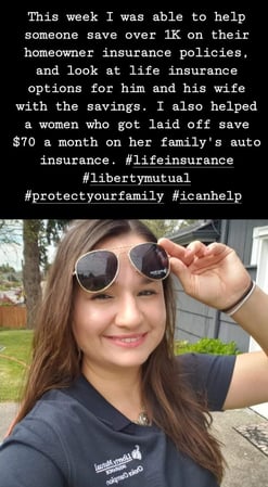 Images Suzanne Knowlden at Comparion Insurance Agency