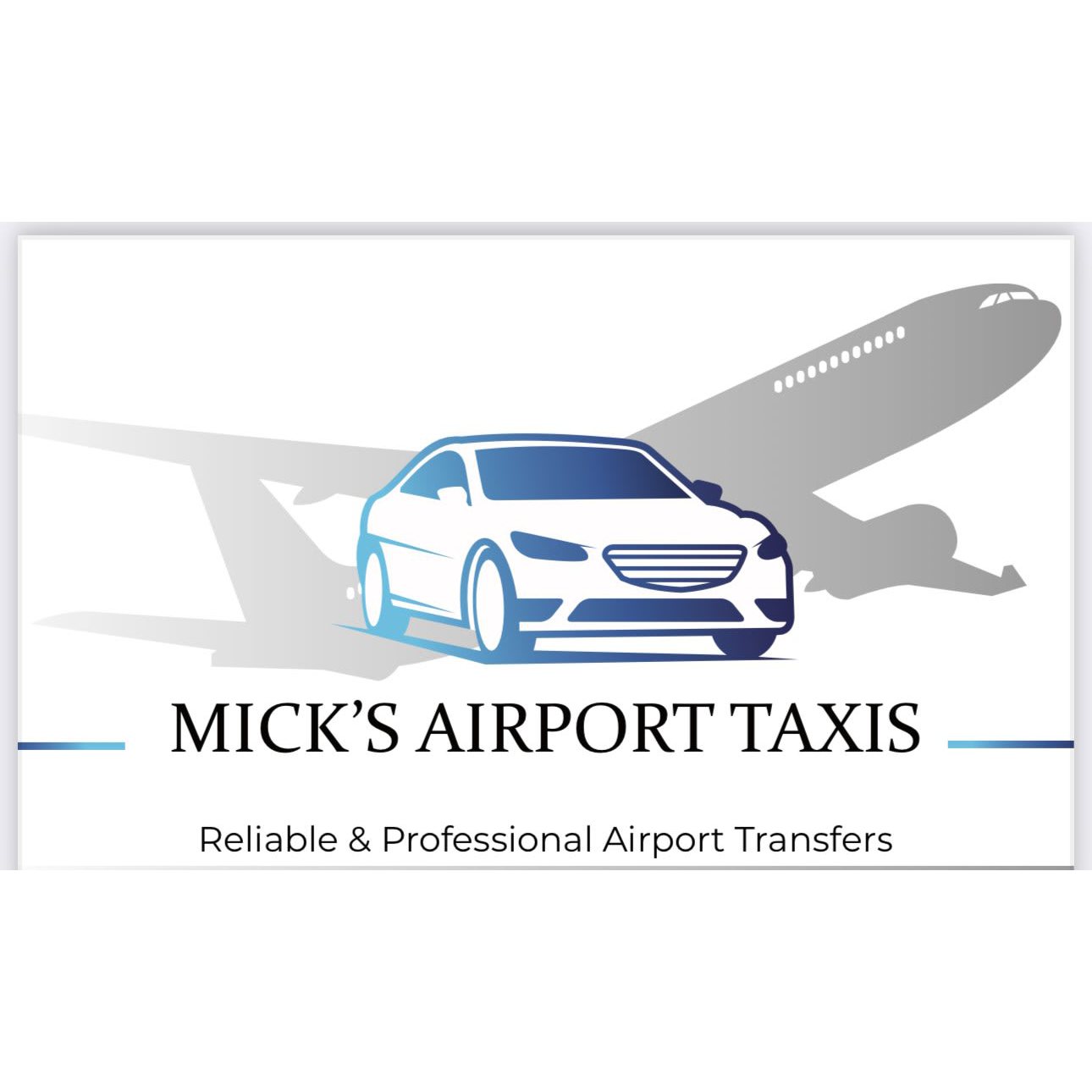 Mick's Airport Taxis Logo